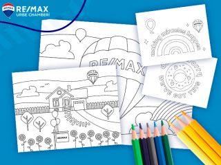 dibujos colorear niños remax