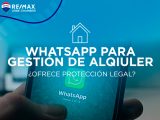 Puede utilizarse Whatsapp para gestionar un alquiler