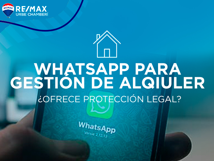 Puede utilizarse Whatsapp para gestionar un alquiler